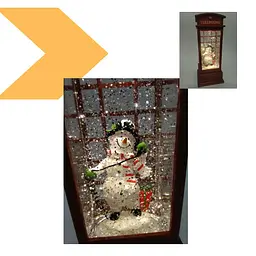 Новорічний нічник телефонна будка XMAS WDL-25002A 25 см (47702-10103_719) - мініатюра 3