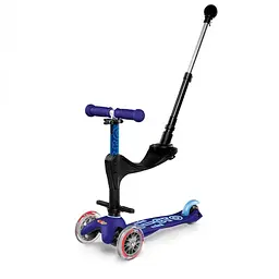 Самокат Micro Mini 3 в 1 Deluxe Plus синій (MMD080) - мініатюра 2