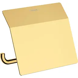 Тримач паперу закритий Hansgrohe AddStoris Polished Gold Optic 41753990 Золотий