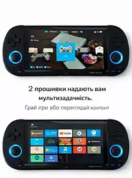 Портативна ігрова консоль TSP PRO Portable (PSP, Palystation 1, Dendy, Sega, JAVA,) 128 gb Black CrossMix OS та Android TV - мініатюра 3