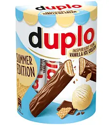 Батончики Ferrero Duplo Vanilla Ice Cream 10 шт, 182 г