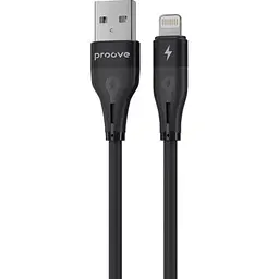 Кабель Proove Soft Silicone USB-A to Lightning 1m Black (CCSO20001101) [133328] - мініатюра 2