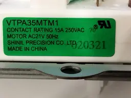 Таймер VTPA35MTM1 для мікрохвильової НВЧ печі Samsung DE45-10074H - мініатюра 4