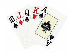 Карти гральні Cartamundi Copag TEXAS HOLD'EM 100% Plastic Jumbo Index (red) (PC_CPJI-1) - мініатюра 3