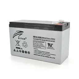 Акумуляторна батарея Ritar HR1232W AGM 12V 8.0Ah Gray Case