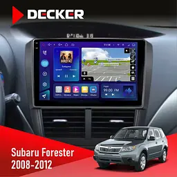 Штатная магнитола Subaru Forester 2008-2012 Decker D9-009 4x64, DSP, 4G, 2k Decker (НФ-00008422)