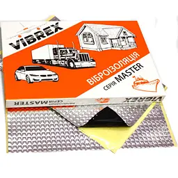 Авто Віброізоляція фольгированная Vibrex Master 2 мм 700 х 500 см - мініатюра 2