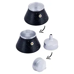 Кавоварка гейзерна Kamille KM-2511MR 150 мл - мініатюра 3