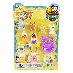 Ігровий набір My pet play set з фігурками собак та десертами (9061)