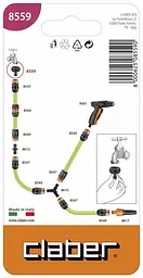Адаптер для конектора для поливального шлангу Claber Ergogrip 8559 (3/4"-1"B) - мініатюра 3