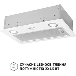 Витяжка вбудована Perfelli BI 5022 WH LED - мініатюра 3
