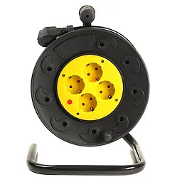 Мережевий фільтр PowerPlant JY-2002/30 на 4 розетки чорно-жовтий 30 м (PPRA10M300S4) - мініатюра 2