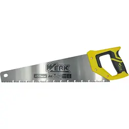 Ножівка по дереву 450 мм 7TPI 3D Л-зубці Werk 40132