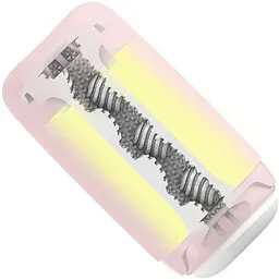 Мастурбатор TENGA PUFFY Strawberry Pink, ультрам’який матеріал, багаторазовий, наскрізний - мініатюра 4