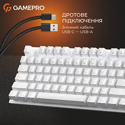 Клавіатура GamePro Genesis Joker MK124W Outemu Red Swithes White [152670] - мініатюра 8
