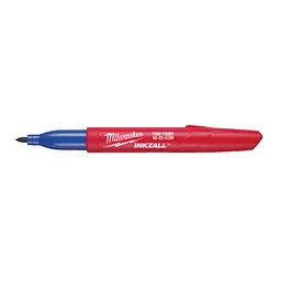 Маркер для будмайданчика INKZALL MILWAUKEE, тонкий синій (48223180) - мініатюра 4