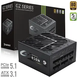Блок живлення GameMax GZ 850G 850W ATX 3.1 80+ Gold (GZ 850G BK) Black - мініатюра 5