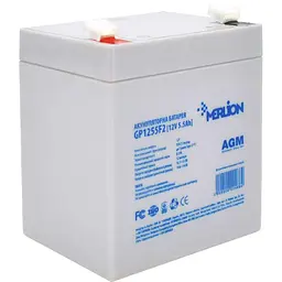 Акумуляторна батарея для ДБЖ Merlion AGM 12 V / 5.5 А*ч (GP1255F2)