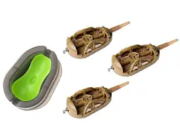 Фідерний набір Fishing ROI 30г+30г+40г (3 кормушки+топталка)