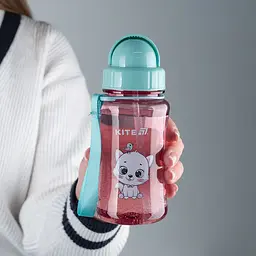 Пляшечка для води Kite Kitty 350 мл рожево-блакитна (K25-399-2) - мініатюра 3