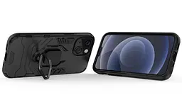 Чохол бампер Primolux Ring Armor для Apple iPhone 13 Mini Black - мініатюра 4