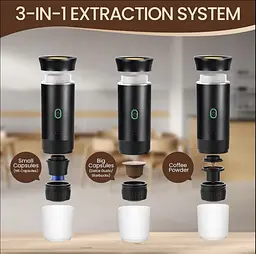 Портативна кавоварка JN-02 Pro2.0 в чорному кольорі - мініатюра 7