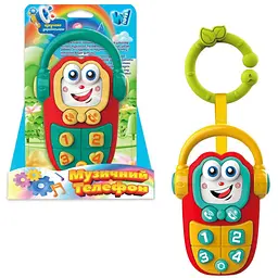 Музичний телефон WToys 50466 Бірюзовий