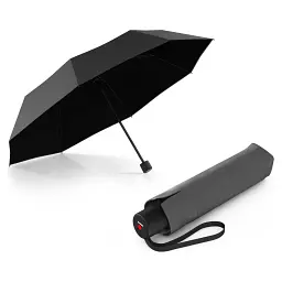 Парасоля Knirps A.050 Dark Grey Black HeatShield механічна, складана (Kn95-7051-08002)