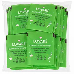 Чай зелений Lovare Багамський саусеп 75 г (50 шт. х 1.5 г) - мініатюра 2