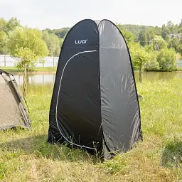Намет душ-туалет Lugi LU-015DB автоматичний чорний - мініатюра 2