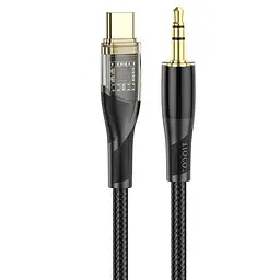 Аудиокабель HOCO UPA25 Transparent Discovery Edition Digital audio conversion cable Type-C черный