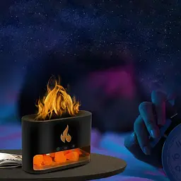 Зволожувач повітря соляна лампа Docsal Flame 3в1 з ефектом полум'я CNV - мініатюра 2