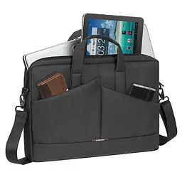 Сумка для ноутбука Rivacase 15.6" Grey (8731) (8731 (Grey)) - мініатюра 2