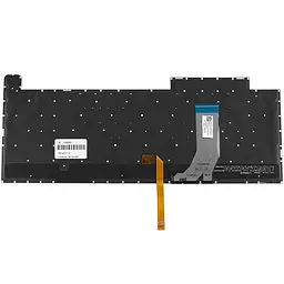 Клавіатура для ноутбука ASUS (G731GD G731GT G731GU) рус серебристый без рамки подсветка клавиш (RGB 4 16 pin) - мініатюра 2