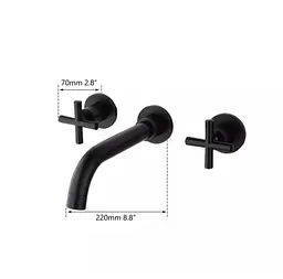 Змішувач для раковини WEZER VAL10-10-BLACK - мініатюра 2