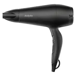 Фен Power Smooth, 2000Вт, 2 режими, іонізація, хол. обдув, 2 насадки, чорний BaByliss teh0017562 - мініатюра 3
