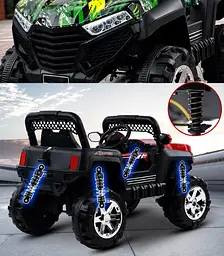 Дитячий електромобіль JEEP BUGGY на акумуляторі — позашляховик 4×4 з пультом керування, USB, MP3 та клаксоном - мініатюра 4