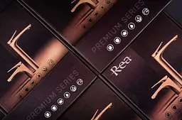 Змішувач для умивальника Rea Vision високий brushed copper REA-B6490 - мініатюра 6