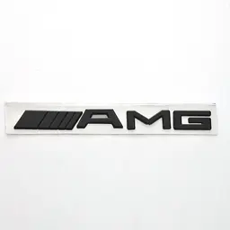 Емблема напис AMG чорний скотч 94 x 28 мм