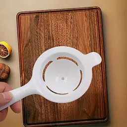 Ложка роздільник для відділення білка яйця, Kitchen Master Білий 87837 - мініатюра 5
