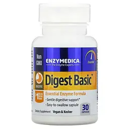 Ензими Digest Basic Essential Enzyme Formula 30 капсул Enzymedica vit0006024