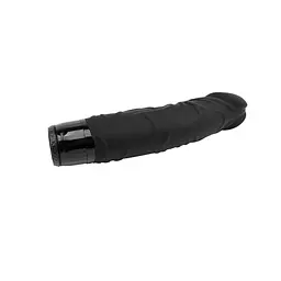 Вібратор M-mello Thick Realistic Dildo 8" 20 см чорний - мініатюра 4