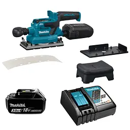 Шліфмашина вібраційна акумуляторна Makita DBO381ZU BEO1 (93x228 мм, 4000-12000 хв-1, AWS, BL, LXT)