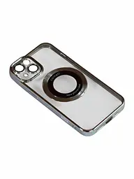 Магнітний чохол XON PhoneCase Magnetic для iPhone 14 (PCMC1114100G 8062) Сірий/Прозорий