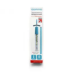 Термометр медичний Gamma Thermo Eco скляний рідинний без ртуті  - мініатюра 3