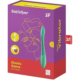 Універсальний гнучкий вібратор для пар Satisfyer Elastic Game Light Green - мініатюра 6