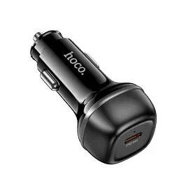 Автомобільний зарядний пристрій HOCO Z58 Rank single port PD30W car charger чорний - мініатюра 8