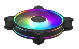 Корпусний вентилятор 120 мм Cooler Master MasterFan MF120 Halo2 3 шт MFL-B2DN-213P2-R2 Black - мініатюра 5