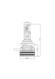 Комплект світлодіодних ламп Infolight S4 9006 65W - мініатюра 5