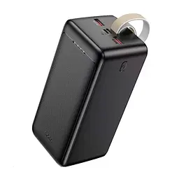 Зовнішній акумулятор Hoco J111D Smart charge PD30W power bank(50000mAh) чорний